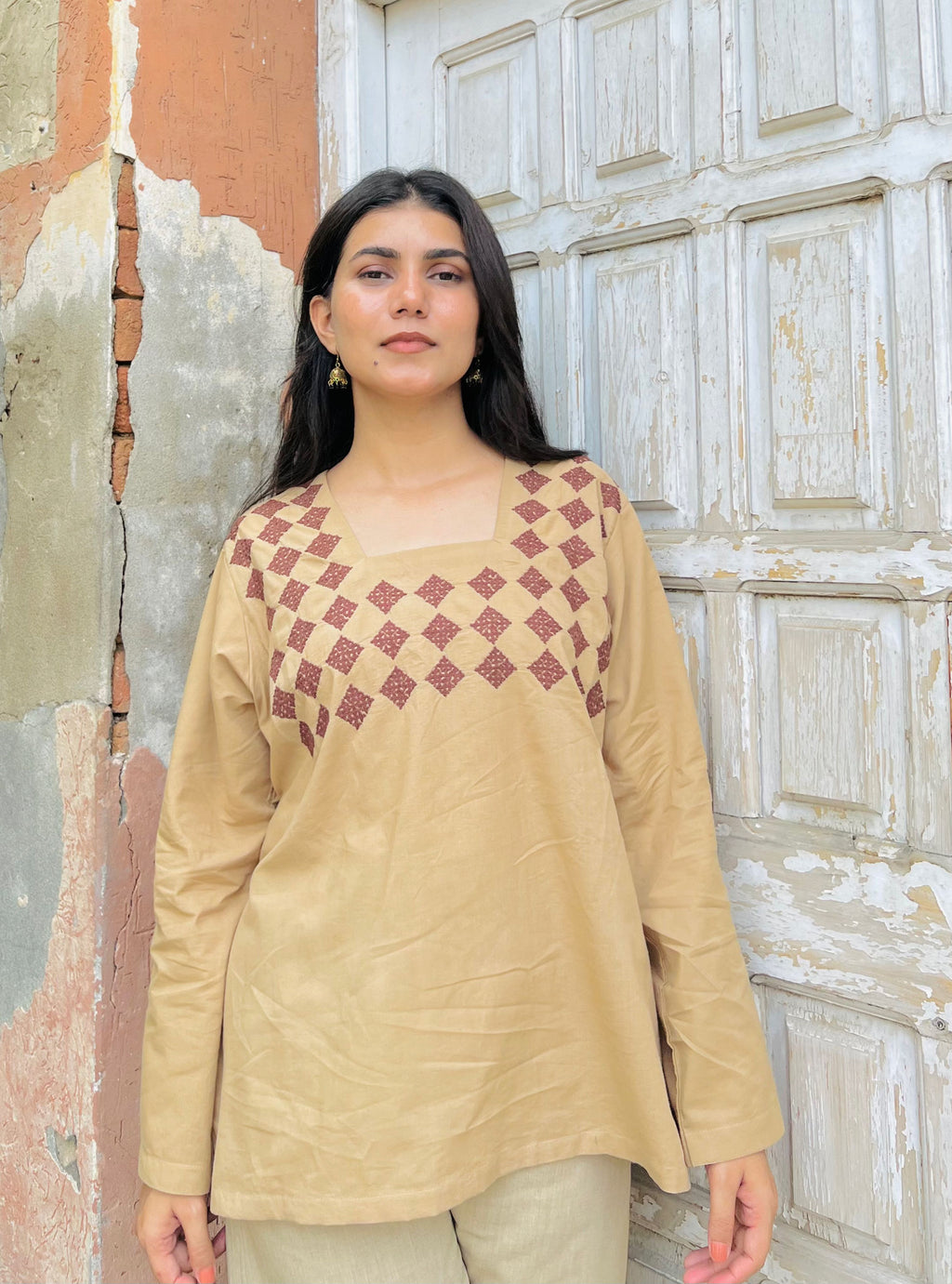Prejudice Hand Embriodered Sindhi Kurti
