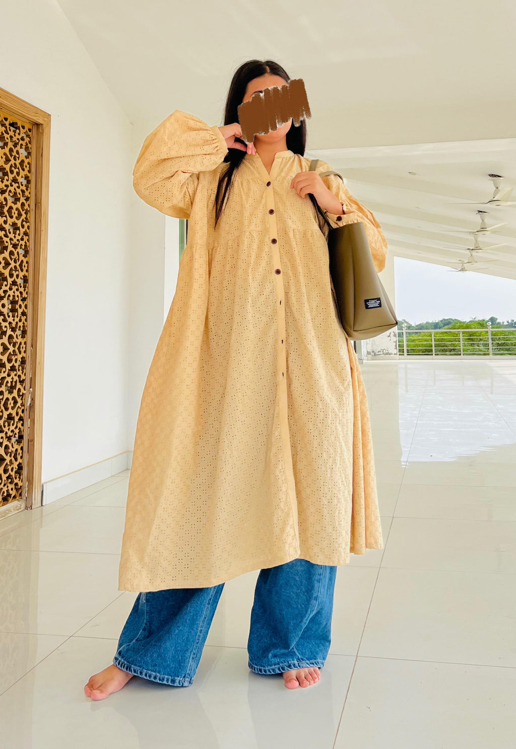 Baggy ChikanKari Frock