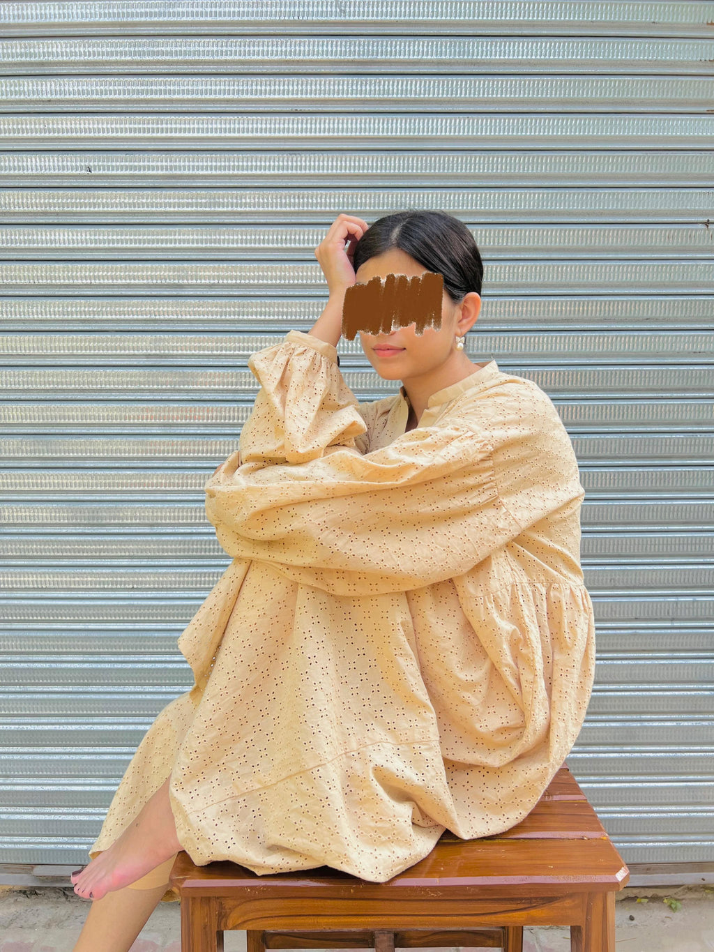 Baggy ChikanKari Frock