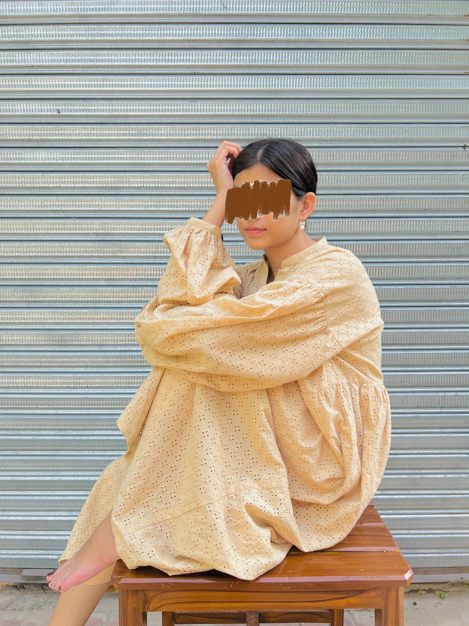 Baggy ChikanKari Frock